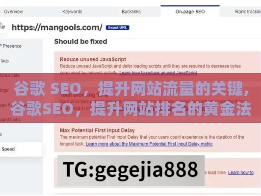 谷歌 SEO，提升网站流量的关键,谷歌SEO，提升网站排名的黄金法则