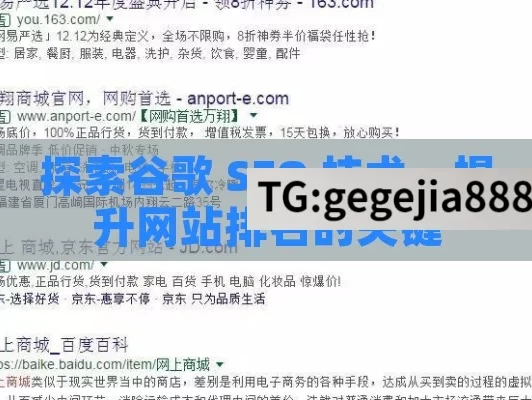 探索谷歌 SEO 技术，提升网站排名的关键