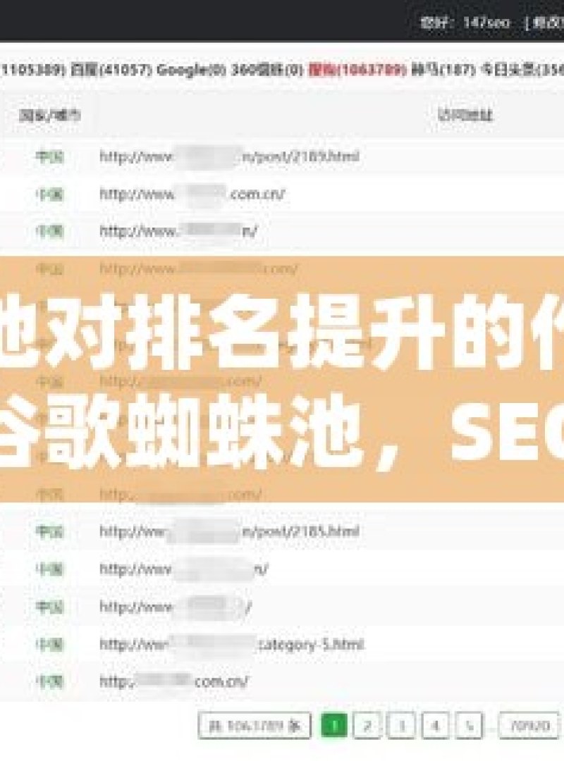 谷歌蜘蛛池对排名提升的作用究竟如何？揭秘谷歌蜘蛛池，SEO排名提升的利器还是无效噱头？