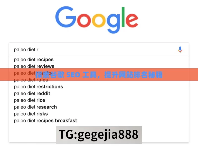 探索谷歌 SEO 工具，提升网站排名秘籍