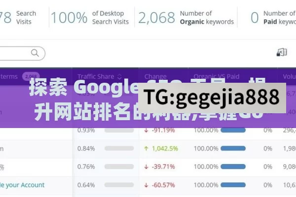 探索 Google SEO 工具，提升网站排名的利器,掌握Google SEO工具，提升网站排名的秘诀