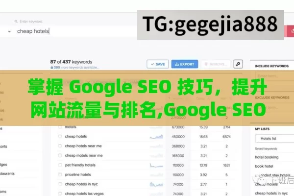 掌握 Google SEO 技巧，提升网站流量与排名,Google SEO 技巧大揭秘