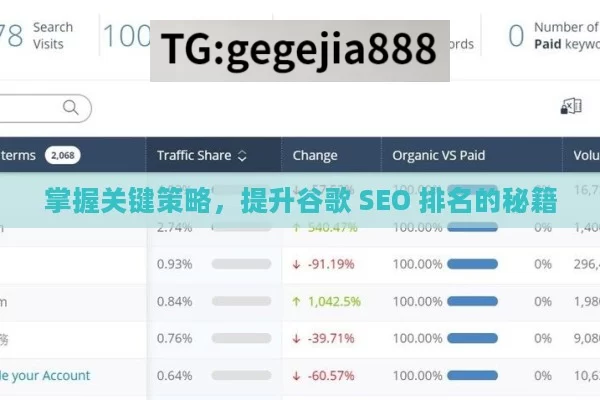 掌握关键策略，提升谷歌 SEO 排名的秘籍